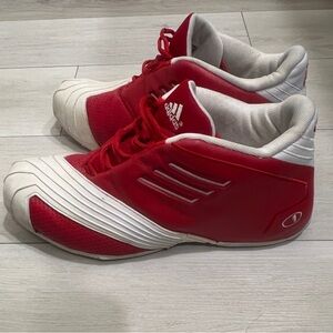 Adidas Men's Vintage 2002 T-MAC 1 Red Basketball Shoes 10.5